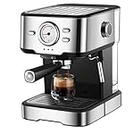 QJRGUY Household Semi-Automatic Espresso Machine 20Bar Cappuccino Latte Milk Foam Coffee Maker Compatible With Cafe Shop