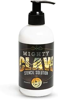 Mighty Claw Tattoo Stencil Solution 240 ml (8.1 oz) – Ultra-Sticky, Long-Lasting Stencil Gel with Aloe – Professional-Grade Transfer for Crisp, Smudge-Free Designs