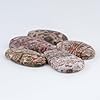 CRYSTALINES 5pcs, Natural Leopard Skin Jasper Gemstone Cabochon, Assorted Flatback Crystals, Wholesale Polished Stones, DIY Crafts-Jewelry Making, Bulk Loose Supplies, Wire Wrapping, Gem Collection #1
