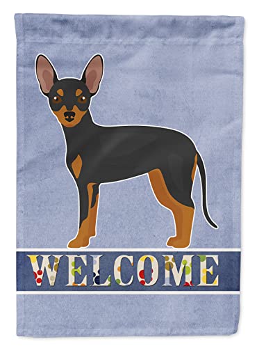 Drapeau de bienvenue Prague Ratter multicolore double face S