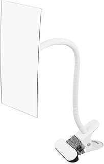 IMIKEYA Espejo de escritorio con clip, espejo...