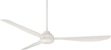 Casa Vieja 56 Sol Matte White Wet Rated Ceiling Fan with Remote