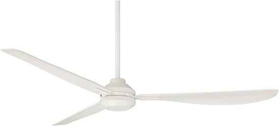 Casa Vieja 56 Sol Matte White Wet Rated Ceiling Fan with Remote