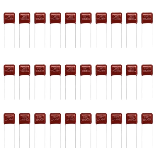 Condensateur film polypropylène 400V CBB22 0,33uF 334J composant rouge x30