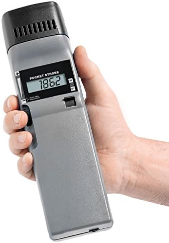 Checkline PK2X Pocket Stroboscope Complete Kit - Flash Range: 30-12500 RPM/FPM