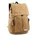 Produktbild Retro-Segeltuch Rucksack Vintage Schultasche für Reise, Laptop und Camping - Unisex Daypack Mit Gepolsterter Tasche (Khaki)