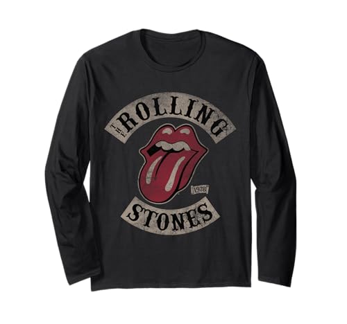 Official The Rolling Stones Vintage Tour 1978 Black Long Sleeve T-Shirt