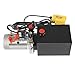 BANLICALI DC 12 Volt Hydraulic Power Unit 3KW 6 Quart Electric Hydraulic Pump with 4.5M Wired Control Handle, Horizontal Double Acting Hydraulic Pump for Dump Trailer Car Lifting & Lower Black