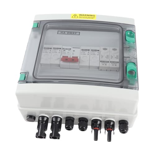 Caja combinadora solar de 2 cuerdas DC500V PUSOKEI con disyuntor de 32A 5