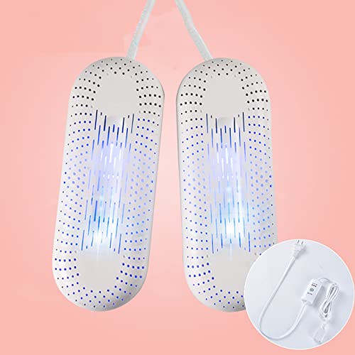 KOKMAT Shoe and Boot Dryer and Warmer Machine Drying Dehumidification Sterilization Eliminate Bad Odor and sanitize Shoes Constant Temperature Quick Drying and Make the Feet Dryer (Color : White)