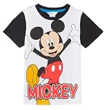 Disney Dziecięce 3-pak klasycznych t-shirtów Myszka Miki Goofy Donald Dress Up Top Dziewczyny Chłopcy Bawełniane Koszulki Letnie, multi, 4-5 lat