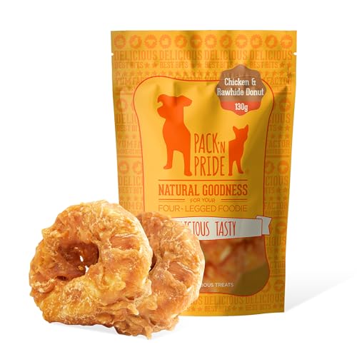 PACK\'N PRIDE Dog Treats Long Lasting, 1 Pack*130g (2 Donuts