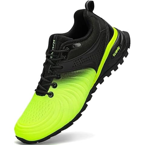 Chaussures Trail Kricely Jaune Fluorescent Cover