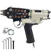 WOODPECKER C-760A 16 Guage Pneumatic Hog Ring Gun, Standard 3.0mm Closure Diameter, 1/2-Inch Crow...