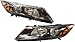 YINZINR Left Driver & Right Passenger Side Halogen Headlight Headlamps Assembly For 2011 2012 2013 KIA Optima (Left & Right Side)