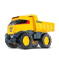 Basic Fun Tonka Next Gen Mighty Dump Truck – Heavy-Duty Steel Construction Vehicle with Working Dump Bed, Mega Wheels & Tow Hooks – Tonka Tough for Outdoor Play