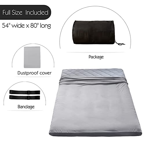 Maxyoyo Japanese Floor Futon Mattress Full Size, Floor Couch For Adults Roll Up Folding Floor Bed Portable Mattress Foam Mattress Queen, Diamond Patterned Japanese Futon Bed, Grey #TOP2