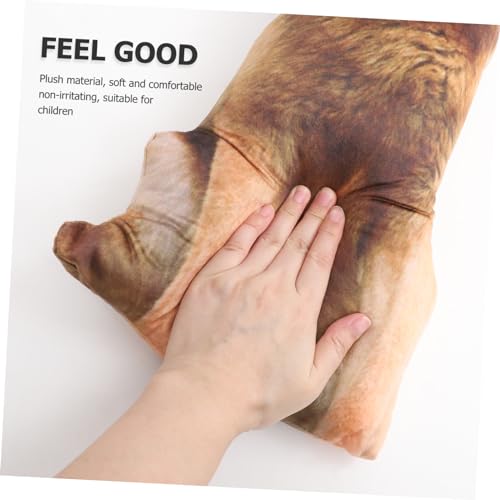 Toyvian Boneco De Pelúcia De Cachorro Realista Cachorro Abraçando Travesseiro Almofada Para Cachorro