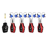 KIMAFUN 2.4G Wireless in Ear Monitor System, Wireless IEM System Earphone Headphone for Musicians, S