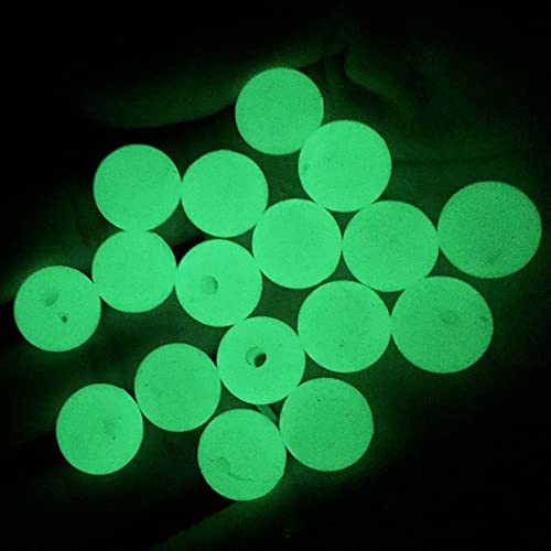 Luminous Fishing Beads 100Pcs/Lot Round Float Glow Fishing Bait Eggs Luminous Fishing Line Beads Lures Sea Fishing Tool(5Mm,Green) #TOP3