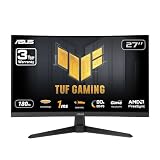 ASUS TUF Gaming VG27VQ3B 27 Inch 1080p 180Hz HDR Curved Gaming Monitor