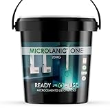 MICROLANIC ONE FIN (20KG). Pour 40m2. Beton Ciré prêt à l'emploi à grains fins pour la décoration des sols et des murs. Ce produit fait partie d'un système. COULEUR 11 BRUN TERRE