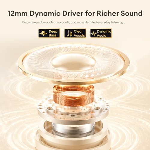 Image of PAXA Open Ear Earbuds with Replaceable Batteries, Open Ear Headphones | LED Digital Display Charging Case, Bluetooth 6.0 Over The Ear Earbuds for Running, Work, Walking, SwapBuds M143 White
