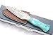 Unique New Genuine Damascus Steel Bespoke Full Tang Coloured Camel Bone Handle Sheffield Sgian Dubh with Leather Sheath Gift Boxed