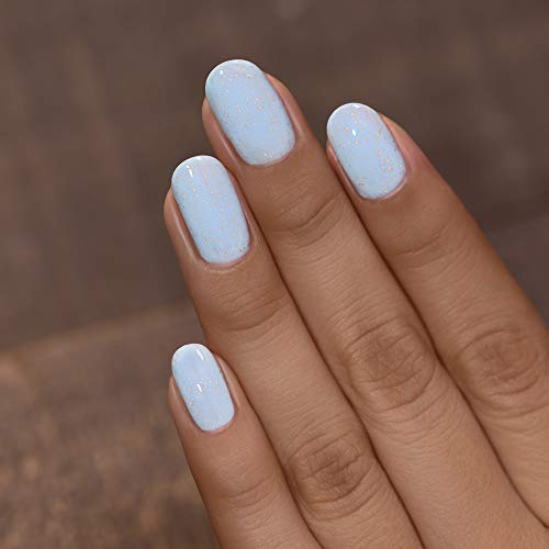 Image of ILNP Snow Globe - Pastel Blue Holographic Nail Polish