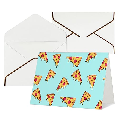 PAILON Pizza slice Thank You Cards With Envelopes blue - Personalized Greeting Blank Cards With Envelopes - Funny Birthday Cards For Women Men - Thank You Card For Wedding,Business,Graduation PAILON Pizza slice Thank You Cards With Envelopes blue - Personalized Greeting Blank Cards With Envelopes - Funny Birthday Cards For Women Men - Thank You Card For Wedding,Business,Graduation