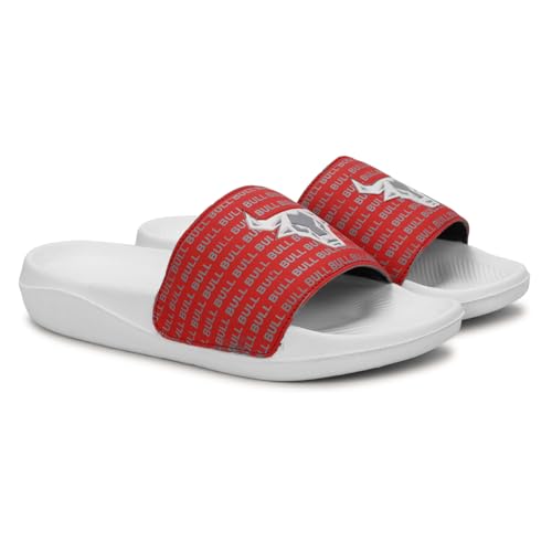 Image of PERY-PAO Sliders for Men | Lightweight Comfortable Boys Slippers | Flip-Flops White | Black | Sea Green | Red