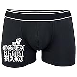 Männer Boxershort mit Spruch Der Osten bleibt Hart Größe S bis 5XL