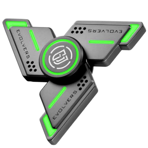 Fidget Spinner, Metal Fidget Spinner with Glow-in-The-Dark, Stress Relief Fidget Toys Gift for Adults and Kids