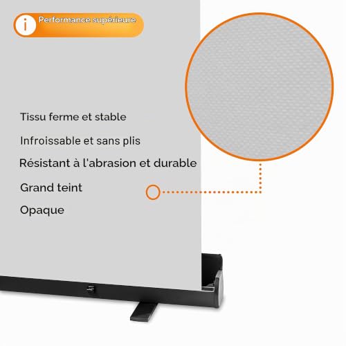 Walimex Pro Roll up Panel Fond 165 X 220 Cm Panneau Enrouleur Avec Boîte De Transport Système Pour Studio Ph - vue 3