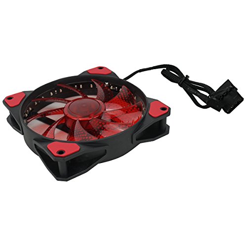 Cooler para Gabinete 12mm 32 LED Vermelho GAMEMAX - GMX-GF12R