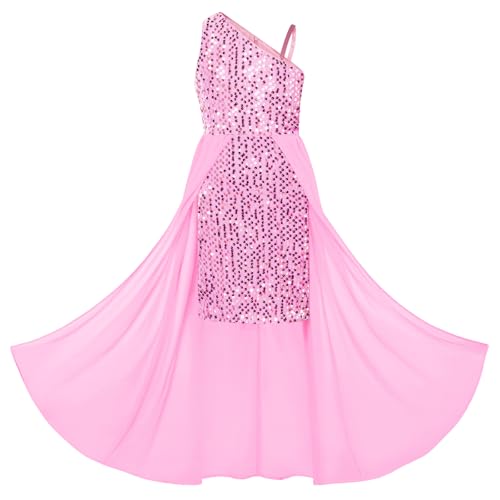 Image of GRACE KARIN Girls Sequin Dress Cute Sleeveless Bodycon Princess Dresses