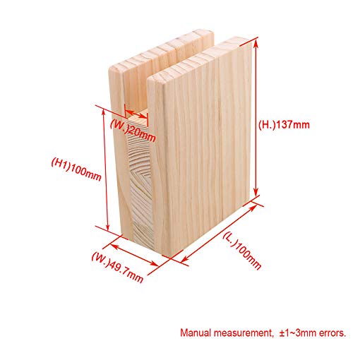 Shanoer 4Pcs Bed Furniture Risers Heavy Duty Wood Risers For Sofa Table And Chair (10Cmx10Cmx2Cm) #TOP5