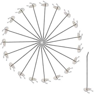 20pcs Hooks for Perforated Boards 5.7 inch 1/8 in. Diameter Metal pin Board