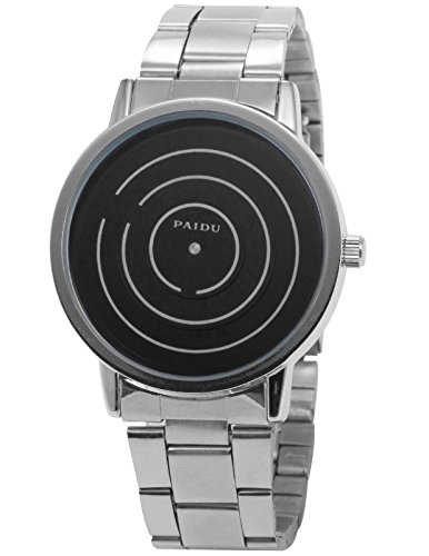 AMPM24 PHN025 - Reloj para Hombres, Correa de aleación Color Plateado