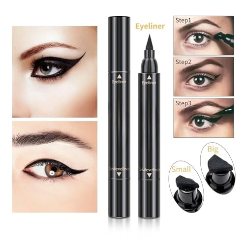 Delineador de ojos MylingKorm 2 en 1 con sello y liquid liner miniatura 4