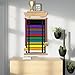 OGANAZI 12 Belts Karate Belt Display Rack with Personalized Stickers, Taekwondo Belt Display Holder with Bamboo Trophy Rack, Felt Martial Arts Belts Display Holder for Taekwondo, Karate, BJJ Gifts