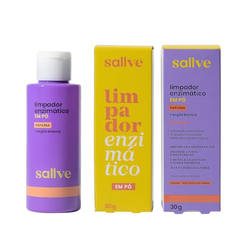Sallve Limpador Enzimático Em Pó 30G - Papaína