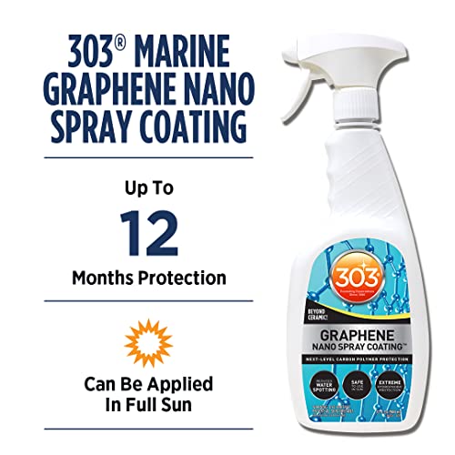 303 Products Marine Graphene Nano Spray Coating - Next Level Protection - Enhances Gloss and Depth - Reduces Water Spotting - UV Ray Protection- Safe to Use in the Sun - 32 fl. oz. (30251), White by 303 Products - Image 2