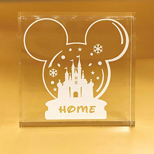 Disney Gifts For Women | Castle | Minnie Mouse | Mickey Fans | For Girls | Keepsake | Christmas | Adults | Paperweight #TOP1