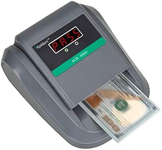 Kolibri KCD-1000 4-Way Orientation Portable Fake Currency Reader/Detector with Ultraviolet, Magnetic and Infrared Counterfeit Detection, Easy Pass/Fail Indicator