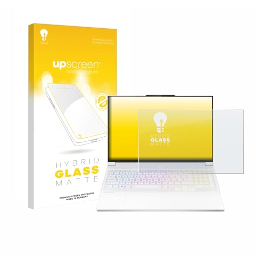 upscreen Matte Screen Protector Glass Film compatible with Lenovo Legion 7i Gen 10 16" - Anti-Glare, Anti-Fingerprint, 9H Glass Protection