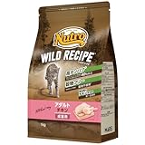 Nutro ワイルドレシピ 成猫用 グレインフリー アダルト チキン 1kg ドライフード 総合栄養食 キャットフード 猫 穀物フリー 高タンパク 厳選自然素材 香料・着色料 無添加 ニュートロ
