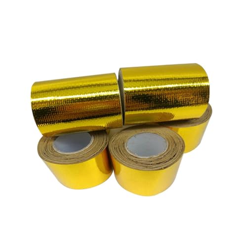 Cinta aislante térmica autoadhesiva de 50mm para escape de moto 7
