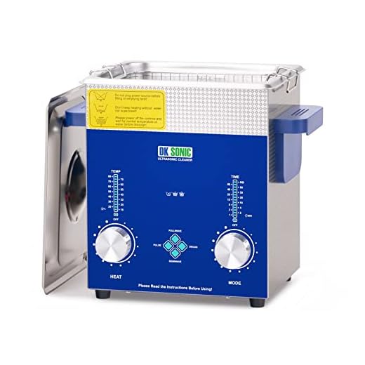 DK SONIC limpiador ultrasónico para la joyería, laboratorio, Cadena, carburador, dentadura máquina de limpieza con temporizador de codificación y calefacción (0.43 gal-2L)