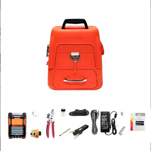 Splicer de Fusões de Fibra Portátil, de Alinhamento Rápido Fusões S9, Máquina de Emenda de Fibra ópt